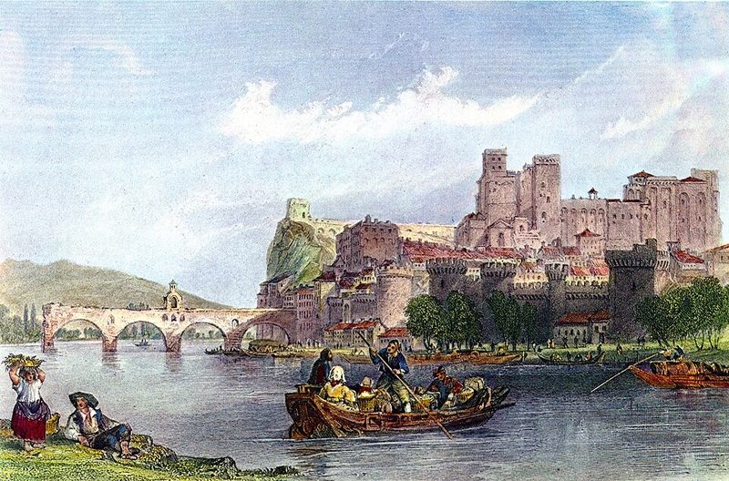 Avignon transport route image