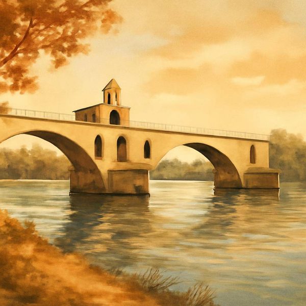 The Bridge That Goes Nowhere: An October Walk in Avignon illustration 1