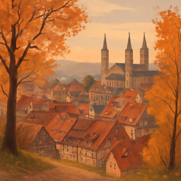 The Horseman and the Smoke: An October Evening in Bamberg illustration 1