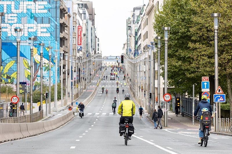 Brussels transport route image