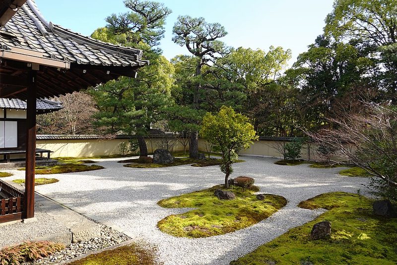 Japanese dry garden