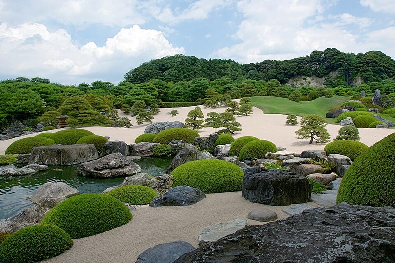 Japanese dry garden