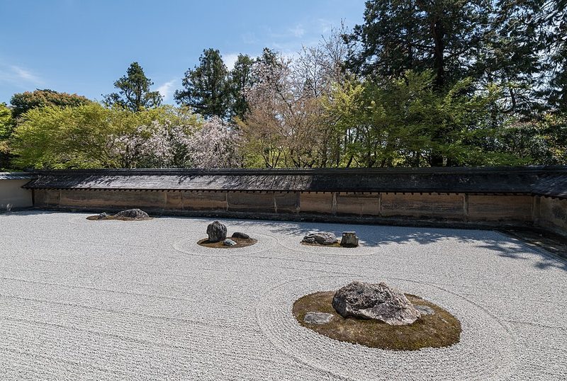 Japanese dry garden