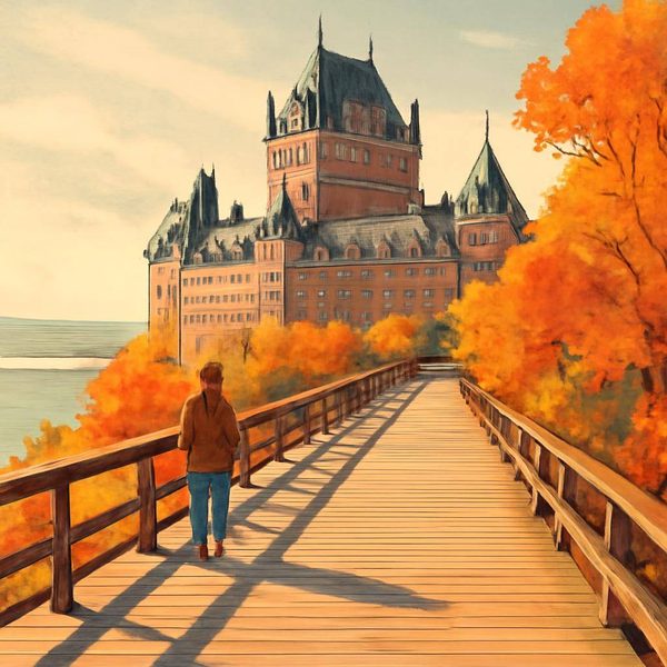 October on the Plains: Arriving in Québec City by Rail illustration 1